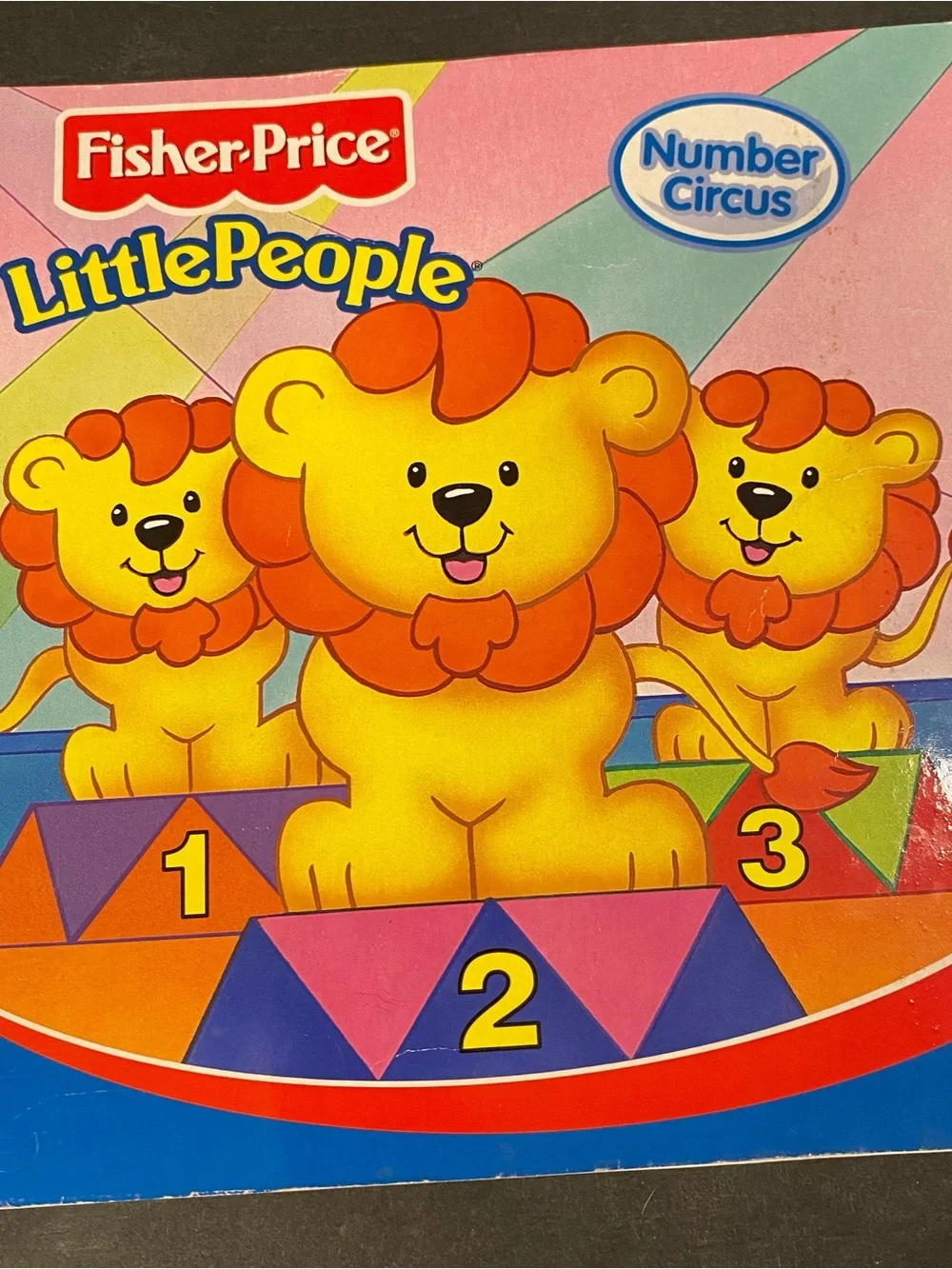 Fisher-Price Little People Paperback Book & Learning Cards Bundle - Vintage